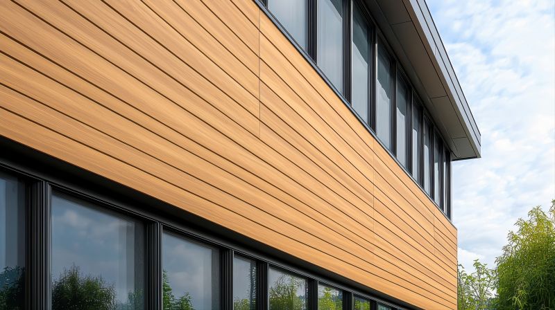 Wood Siding on a Modern Residence